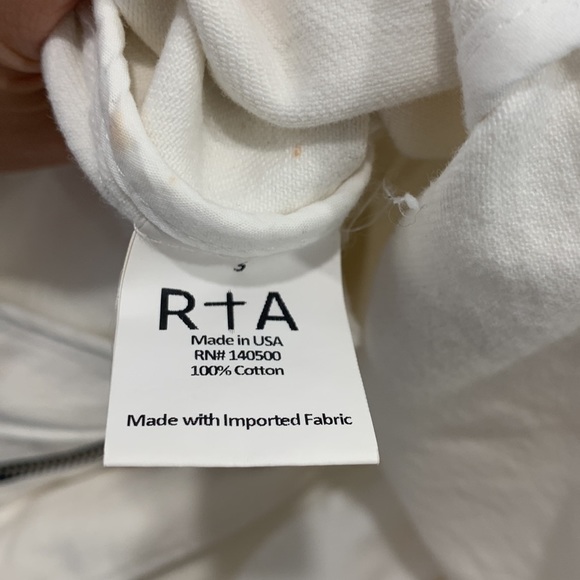 RTA White Jean Jacket Size S - Picture 11 of 11